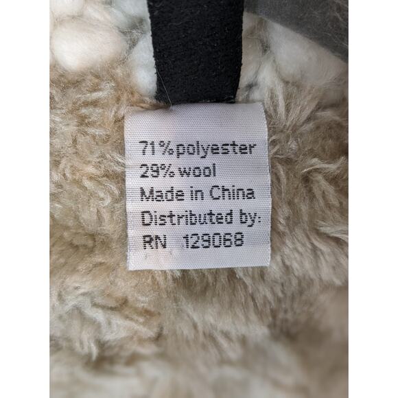 Desigual Jacket Wool Chunky Knit Faux Fur Art to Wear Boho Fall Winter Size 8 - Picture 13 of 16